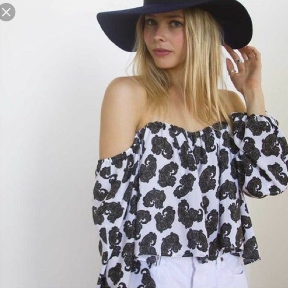 STONE COLD FOX Anita Off the Shoulder Top Size 1
